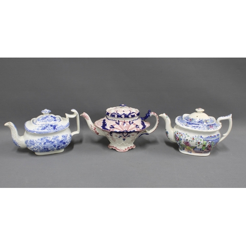 296 - Quantity of 19th & 20th century Staffordshire pottery to include teapots, etc (a lot)