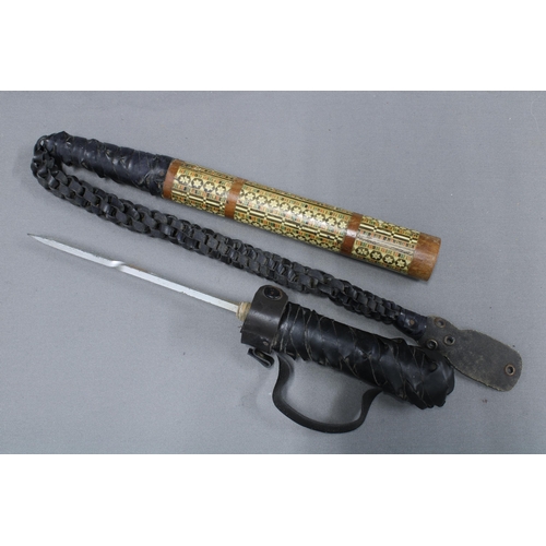 311 - Gurkha Kukri knife, two others and a cosh (4)