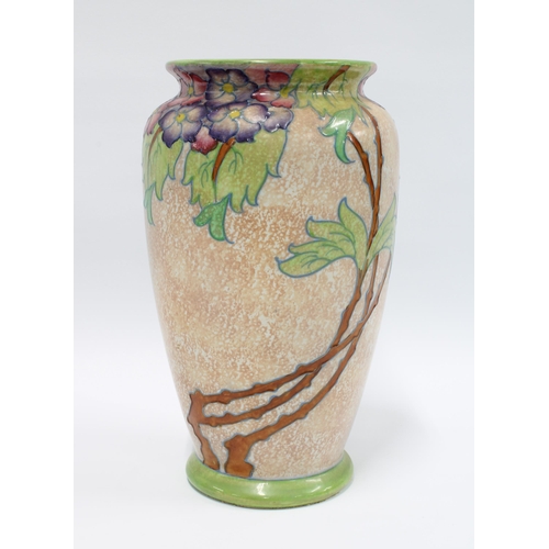 82 - Charlotte Rhead vase for Crown Ducal, 27cm