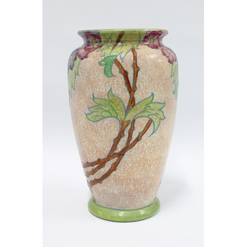 82 - Charlotte Rhead vase for Crown Ducal, 27cm