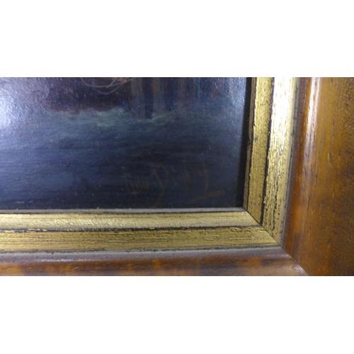 152 - George Digby (1833 - 1894)  In Full Sail, oil on board, signed and within a walnut frame, 35 X 24