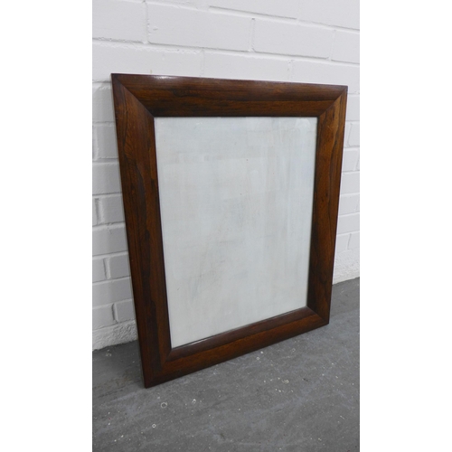 268 - Rosewood frame. 58 x 70cm (outside)  55 x 41cm (inside)