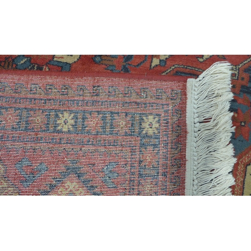 274 - Large Louis de Poortere, Mossoul carpet, Caucasian style with red field, 280 x 380cm