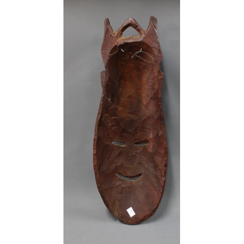 308 - Gabonese wooden fertility wall mask 58cm