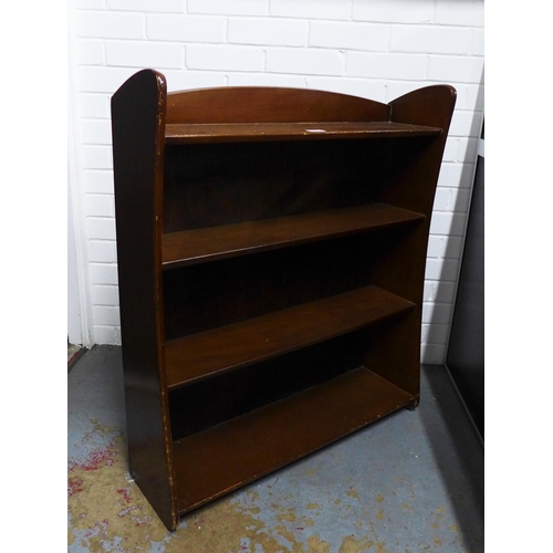 406 - Vintage Remploy bookcase,  89 x 77cm