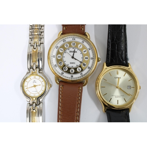 87 - Vostok Gents stainless steel wristwatch, lady's wristwatch and two Gents wristwatches together with ... 