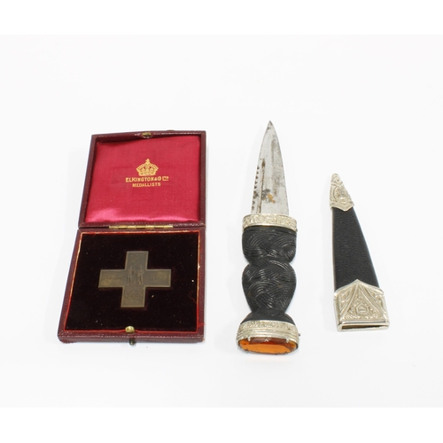 97 - Bronze cross NRA Battalion recruit in the original Elkington & Co fitted case, collection of  Army c... 