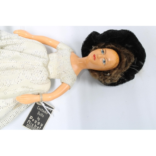 384 - Peggy Nisbet collector doll - H.M Queen Elizabeth II in Robes of the Order of the Thistle, 20cm