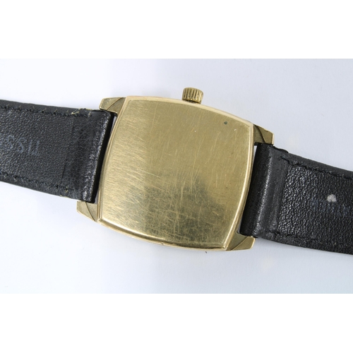37 - Gents 9ct gold Tissot Stylist wrist watch, hallmarked for London 1969, inner case numbered 42419, on... 
