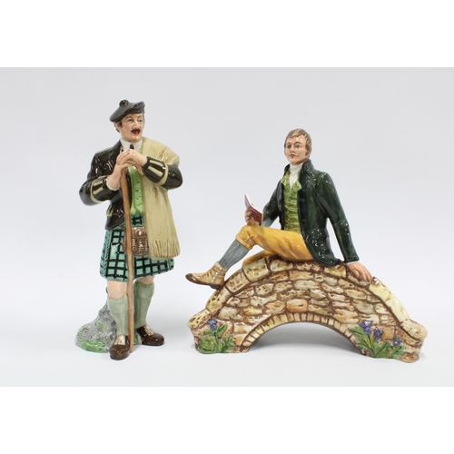 101 - Two Royal Doulton figures, 'The Laird' HN2361 and 'Robert Burns', HN3641, taller 21cm (2)