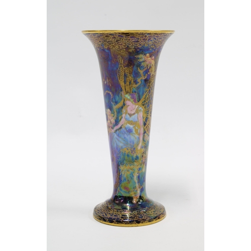 102 - Wedgwood Fairyland lustre vase by Daisy Makeig Jones, (British, 1881-1945). Printed Wedgwood Portlan... 