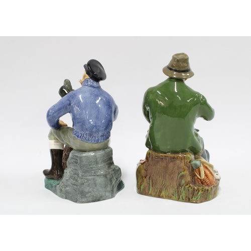 131 - Two Royal Doulton figures, 'The Lobster Man' HN2317, and 'A Good Catch' HN2258, taller 18cm (2)