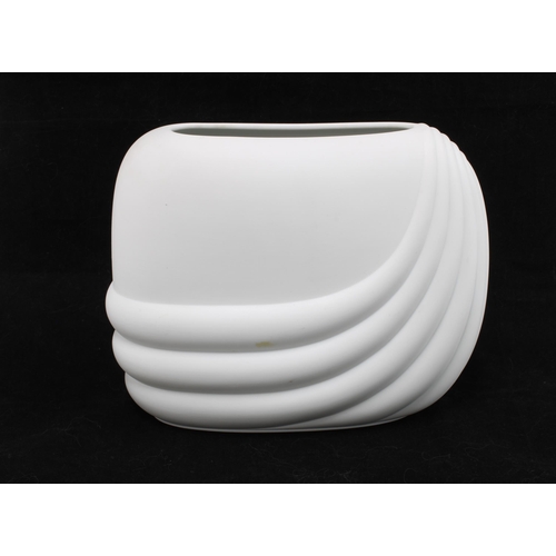 301 - Rosenthal Studio-Linie white bisque vase, printed factory backstamp, 18 x 23cm.