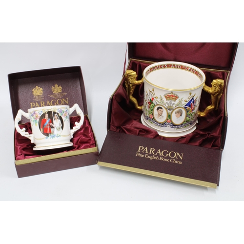 308 - Paragon fine bone china loving cup to commemorate the marriage of HRH Prince of Wales and Lady Diana... 