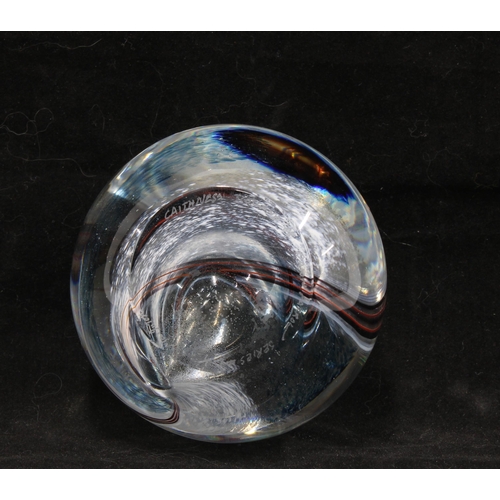 376 - Caithness Glass paperweight - Dawn Patrol Series No.1, a unique paperweight designed and made by Ala... 