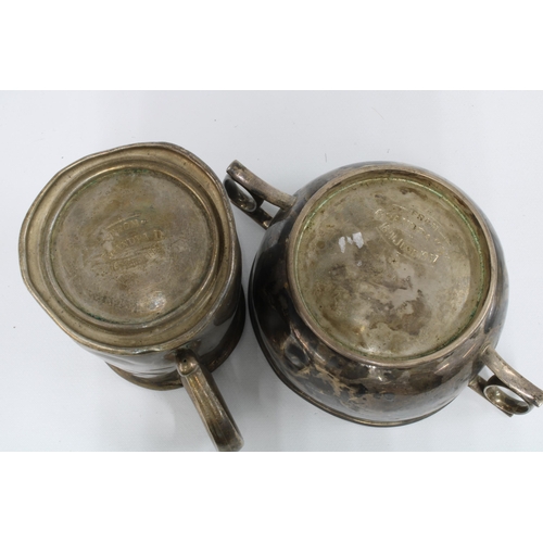 44 - Edwardian silver christening mug, London 1904  and a Sheffield silver bowl (2)