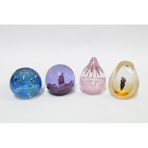 82 - Caithness Glass paperweights, limited editions to include Discovery, Three Witches, Robin and Kettle... 