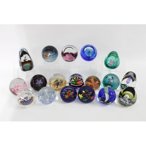 84 - Caithness Glass paperweights, limited editions to include Desert Orchid, Coral, Artic Orchid, Ocean ... 