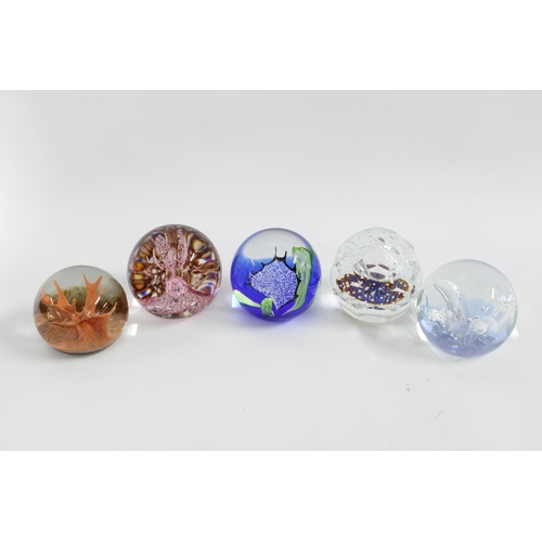 84 - Caithness Glass paperweights, limited editions to include Desert Orchid, Coral, Artic Orchid, Ocean ... 