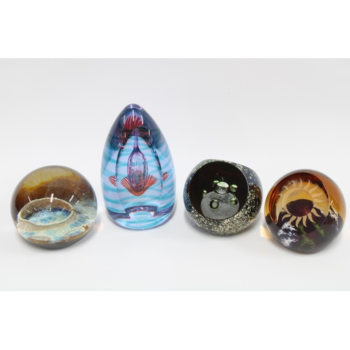 87 - Caithness Glass paperweights, limited editions to include Mercury, Autumn Leaves, Journey's End, Ele... 