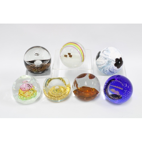 87 - Caithness Glass paperweights, limited editions to include Mercury, Autumn Leaves, Journey's End, Ele... 