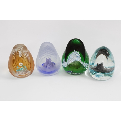 87 - Caithness Glass paperweights, limited editions to include Mercury, Autumn Leaves, Journey's End, Ele... 