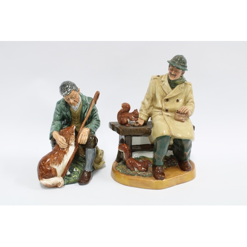 88 - Two Royal Doulton figures, 'The Master' HN2325, and 'Lunchtime', HN2485, taller 20cm (2)