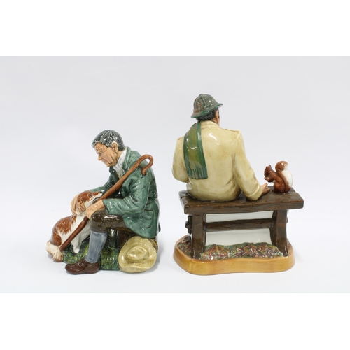 88 - Two Royal Doulton figures, 'The Master' HN2325, and 'Lunchtime', HN2485, taller 20cm (2)