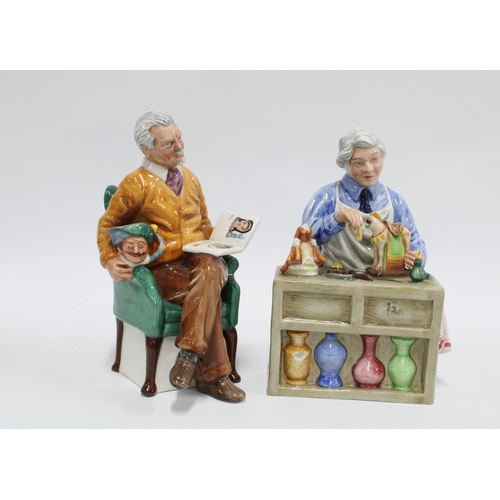 94 - Two Royal Doulton figures, Pride And Joy, Exclusively for The Collector's Club, HN2945 and The China... 