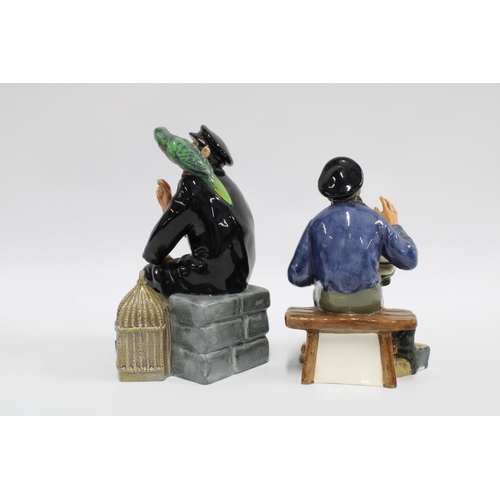 96 - Two Royal Doulton figures, 'Tall Story' HN2248 and 'Shore Leave', HN2254, taller 18cm (2)