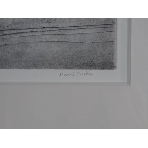 33 - David Michie O.B.E., R.S.A., R.G.I., F.R.S.A (SCOTTISH 1928-2015)  Raining, 1979 Belgrade, etching, ... 