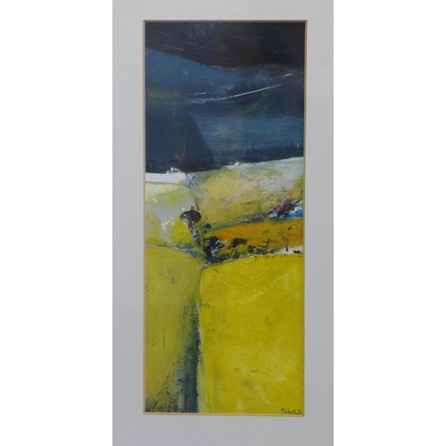 70 - Stella Harris (CONTEMPORARY SCHOOL) group of three acrylics to include 'Inlet', 'Rocky Shore' & 'Bri... 