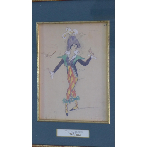 71 - 'The Original Designs of the Bolshoi Nutcracker 1919', set of eight limited edition colour prints, e... 