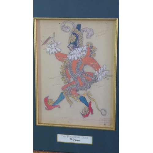 71 - 'The Original Designs of the Bolshoi Nutcracker 1919', set of eight limited edition colour prints, e... 