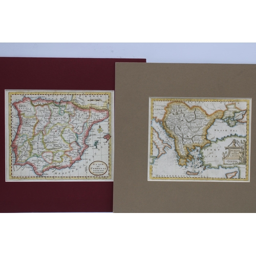 124 - Collection of coloured maps of Mediterranean Countries to include Spain for Mr Rollins Roman History... 