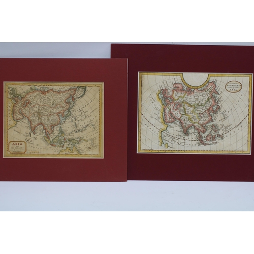 125 - Asia - a collection of coloured maps to include Christopher Paas, J. Barlow and two others, in card ... 