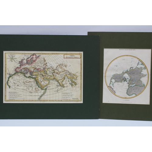 126 - Coloured maps and charts to include Trade Winds and Ocean Currents - R. Bonne, Orbis Veteribus Notus... 