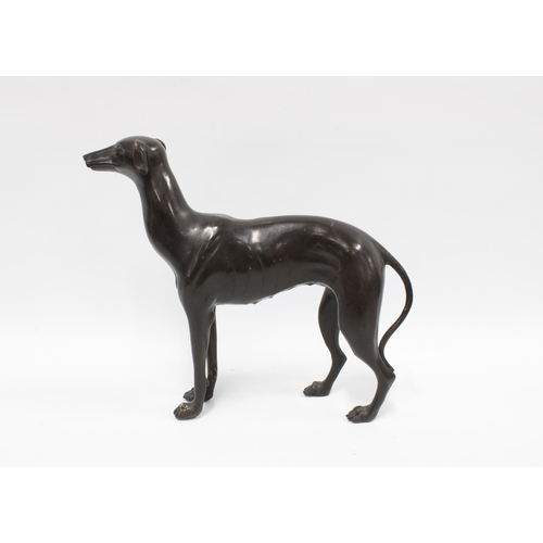 133 - Sia model of a greyhound/ whippet, 30 x 35cm