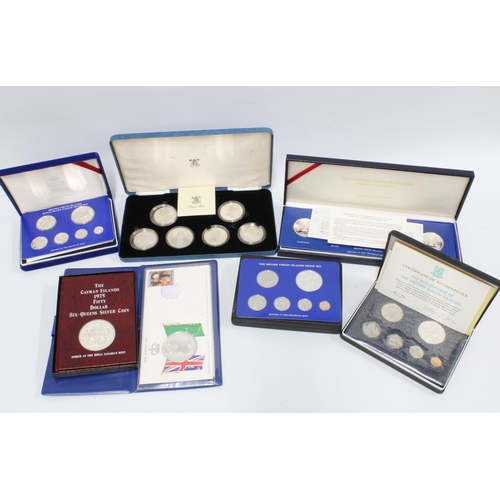 16 - The Coronation Jubilee Crown Coins Sterling and Silver Proof set, Her Majesty Queen Elizabeth the Qu... 