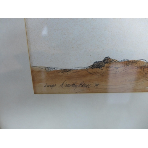 194 - Dorothy Bruce PAI 'Largs', watercolour, signed and inscribed bottom left, framed under glass, 35 x 2... 