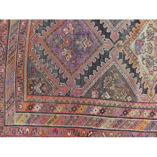 238 - 19th century Caucasian rug,  220 x 113cm.