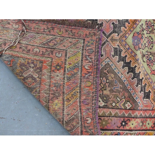 238 - 19th century Caucasian rug,  220 x 113cm.