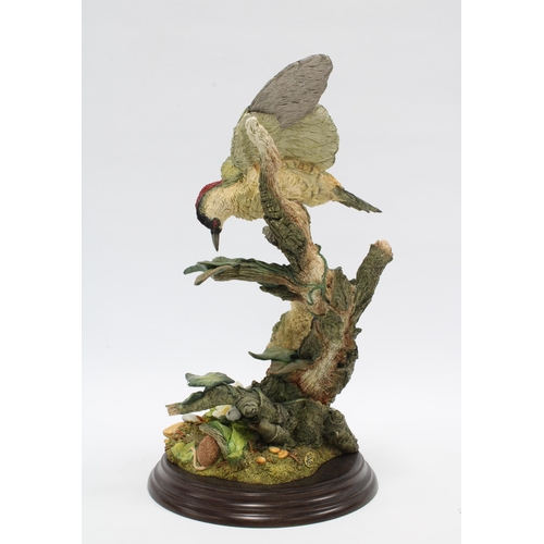 335 - A limited edition Country Artists sculpture 'Shrewd Visitor', on wooden base, 29cm high