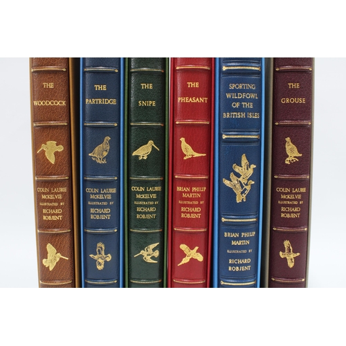 375 - Colin Laurie McKelvie & Richard Robjent: six volumes of Fine Sporting Interest hardback books on gam... 