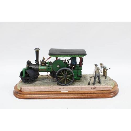 91 - Border Fine Arts 'Betsy'  (Steam Engine) by Ray Ayres, on a wooden base, with certificate, limited e... 