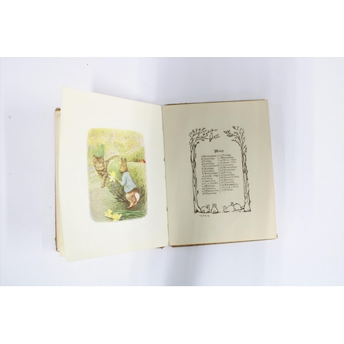 425 - Beatrix Potter, Peter Rabbit's Almanac for 1929, first edition, with colour frontispiece, colour tit... 