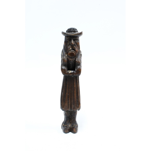 433 - Carved treen 'Dutchman' nut crackers, 19cm