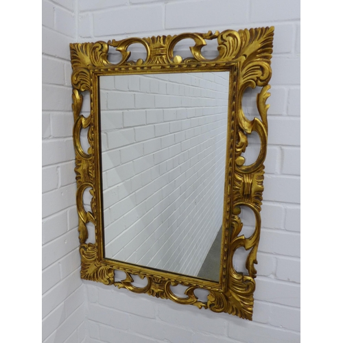 459 - Italian giltwood framed wall mirror, 58 x 77cm.