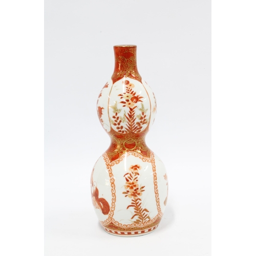 92 - Japanese Meiji Period Fukagawa double gourd vase, 22cm
Provenance: Private Scottish Collection, purc... 