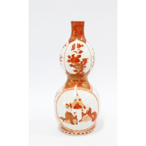 92 - Japanese Meiji Period Fukagawa double gourd vase, 22cm
Provenance: Private Scottish Collection, purc... 